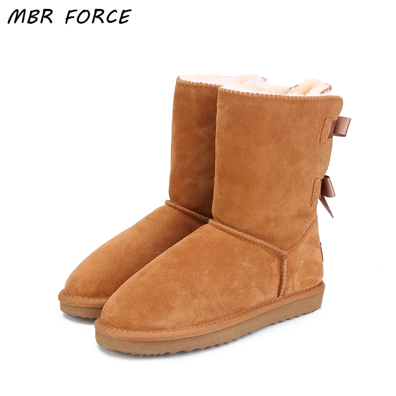 MBR FORCE/Новинка; Модные женские зимние ботинки наивысшего качества; зимние ботинки из натуральной кожи; теплые женские ботинки; 12 цветов; американские размеры 3-13