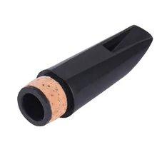 Черный кларнет мундштук применение экологически чистый ABS дизайн Поддержка защиты рот и окружающей среды мундштук