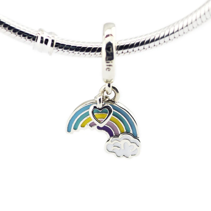 

Pandulaso Rainbow of Love Life Spring Beads for Jewelry Making Fit Original DIY Charms Bracelets & Bangles Silver 925 Jewelry