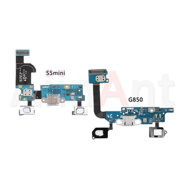 Puerto de carga USB Original para Samsung Galaxy S5 mini G800 G800F G800H Alpha G850 G850F Mic Flex