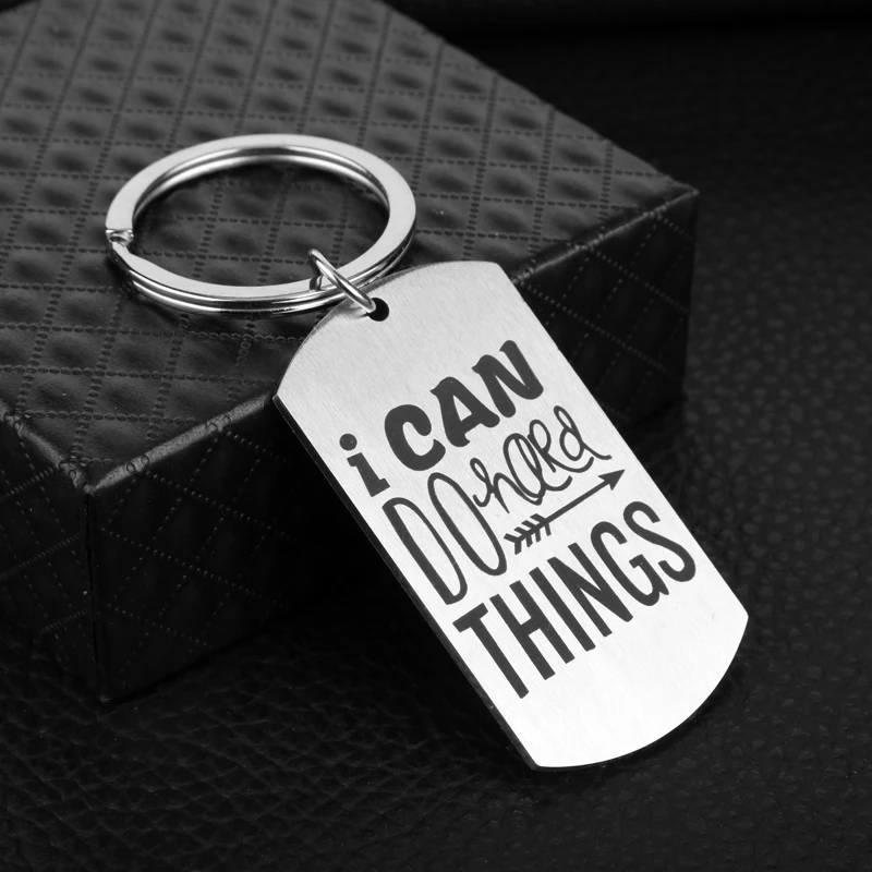 Dongsheng jewelry &quot что я могу сделать тяжелые вещи&quot брелки в виде Для мужчин женщин