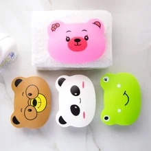 1 шт. портативная мыльница с мультяшным животным, мыльница для путешествий, мыльница для ванной, коробка для хранения ювелирных изделий