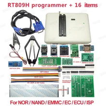 Универсальный RT809H EMMC-NAND программное устройство с флеш-накопителем+ 16 предметов с CABELS EMMC-Nand