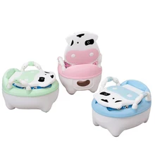 Детский горшок, сиденье для унитаза, портативный Детский горшок для унитаза, мультяшный Детский горшок, Детский горшок, стул с мягкой подушкой, Туалет