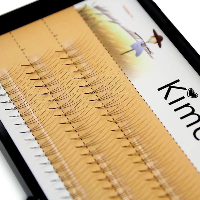 

Kimcci 120pcs Pre-fanned Makeup Individual 3D Cluster Eyelash Extension Grafting Fake False Eyelashes 0.07C Faux Mink Cilias
