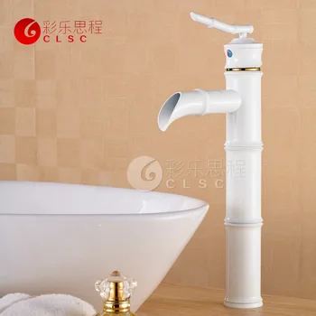 

European style white lacquered faucet GY-107B