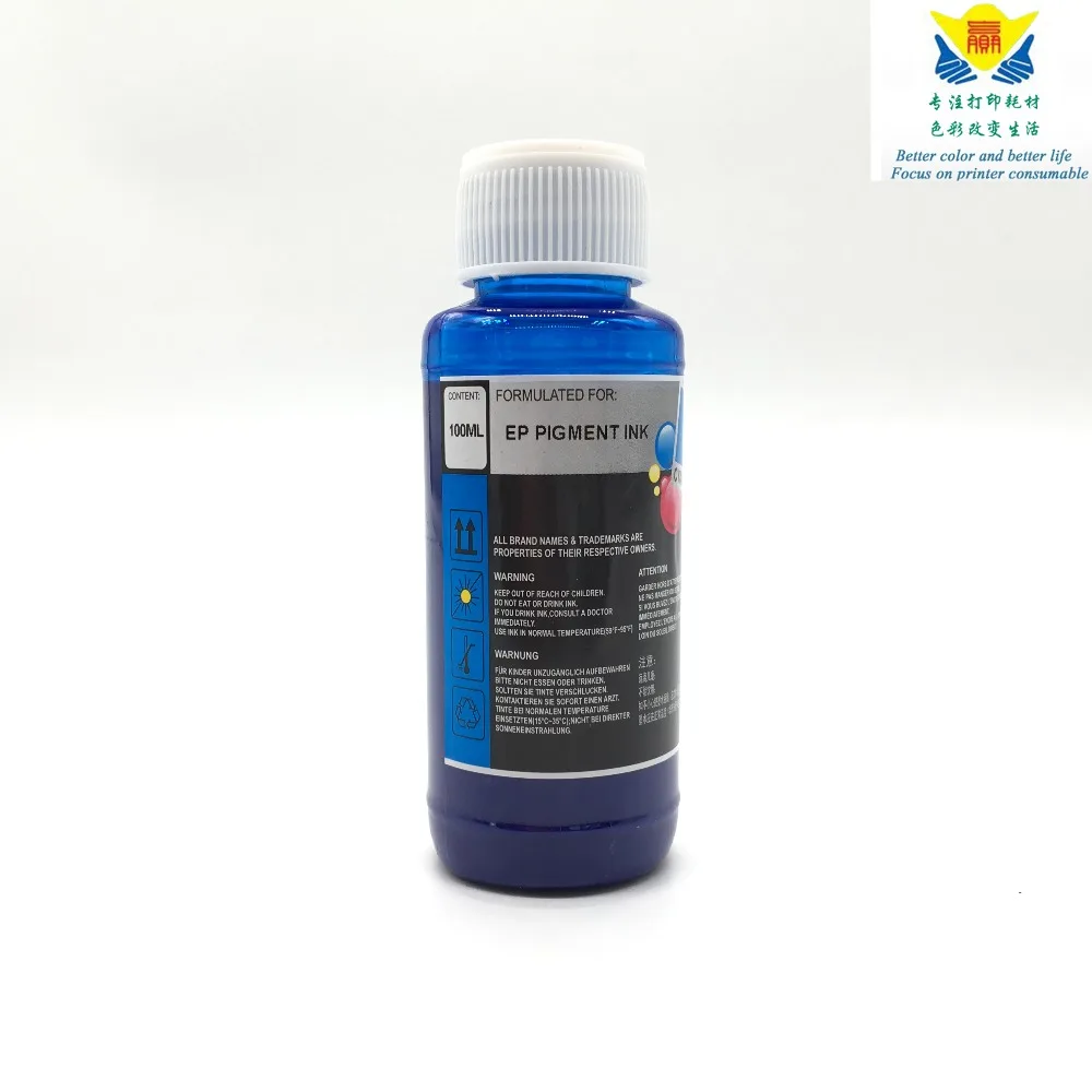 

JIANYINGCHEN 100ML*1 cyan compatible refill pigment ink for soecial Epson desktop printer