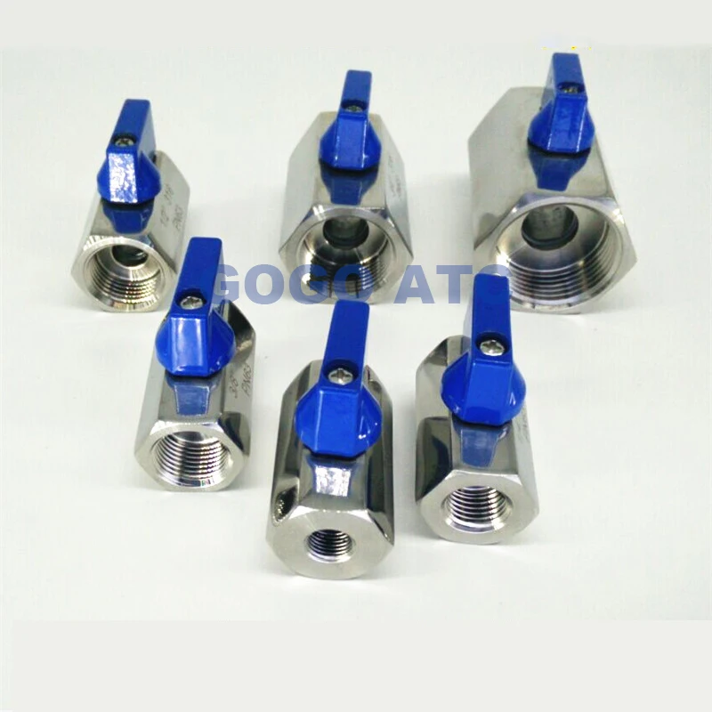 MINI ball valve SS304 316 1-4-3-8-1-2 6