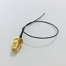 RP-SMA гнездо для IPX IPEX U. FL MHF4 кабель перемычки rf OD 0,81 мм для PCI WiFi карты беспроводной маршрутизатор 20 см длина