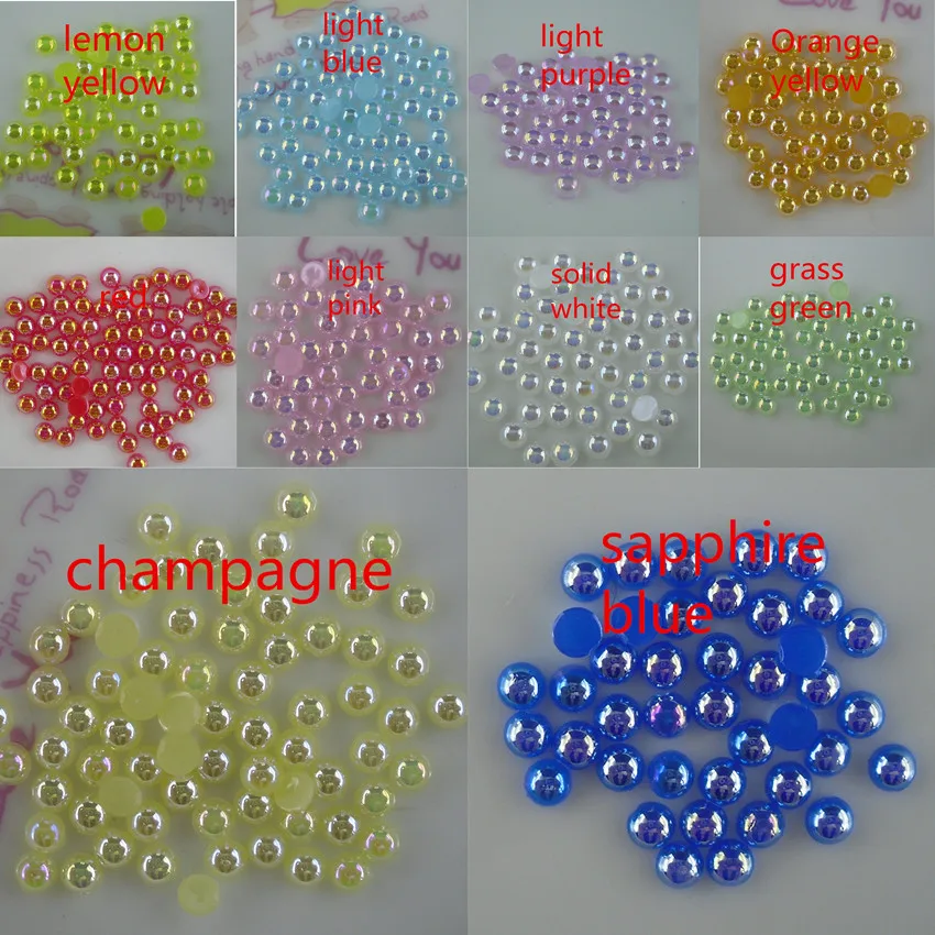 SS12 slippy glitter 3 мм фотополимерный кристалл с плоским основанием Стразы Стандартный