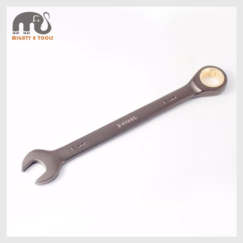 X steel 25 шт. CR V Ratcheting Ratchet комбинированное кольцо открытый гаечный ключ набор (6 32