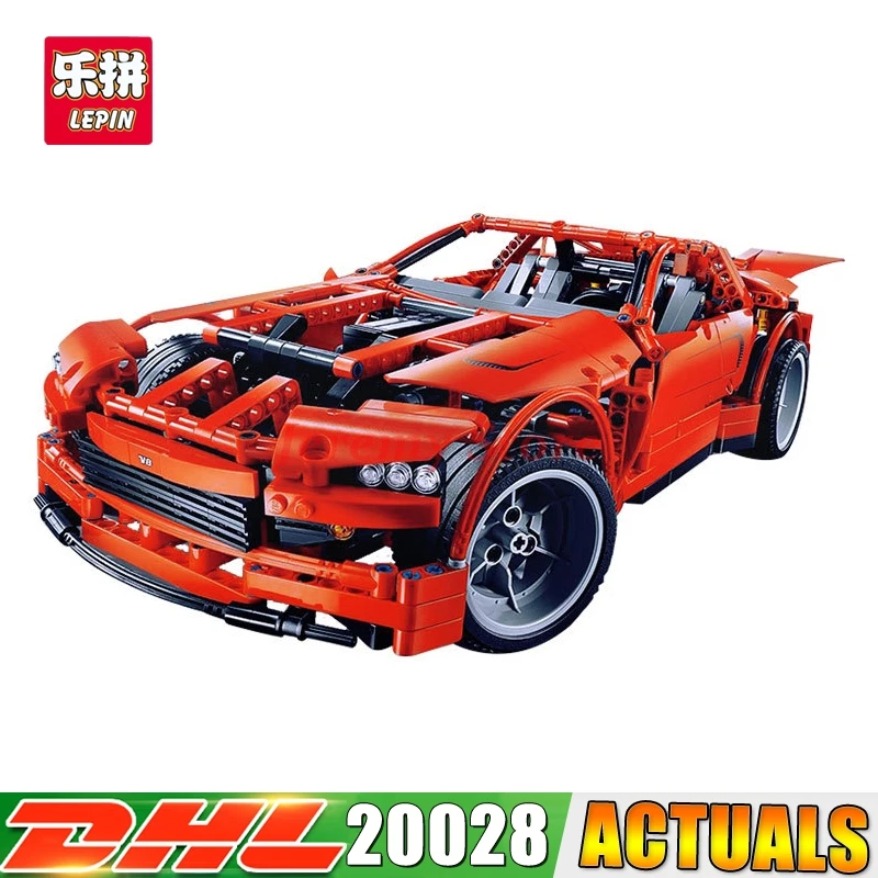 

DHL 20028 Technic Series Super Car Assembly Toy Car Model Building Block 1281Pcs Bricks Toys Compatible LegoINGly 8070