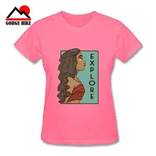 Isla fuerte diseño de dibujos animados femeninos Karina Hallion camiseta Rebel Princess camiseta un escaparate de camiseta personajes femeninos fuertes