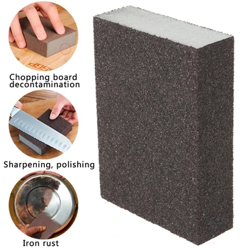 

Sanding Block Girt Sponge Polishing Pad Furniture Buffing Sandpaper Tools New