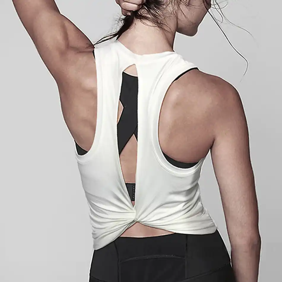 knotted workout tank