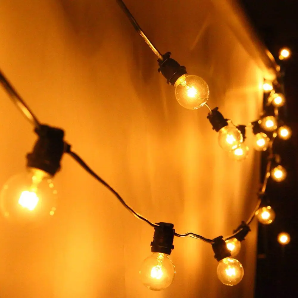 AU SAA Listed 20M G40 Globe Festoon Waterproof Indoor Outdoor Garden,Party,Wedding Holiday Decoration String Light
