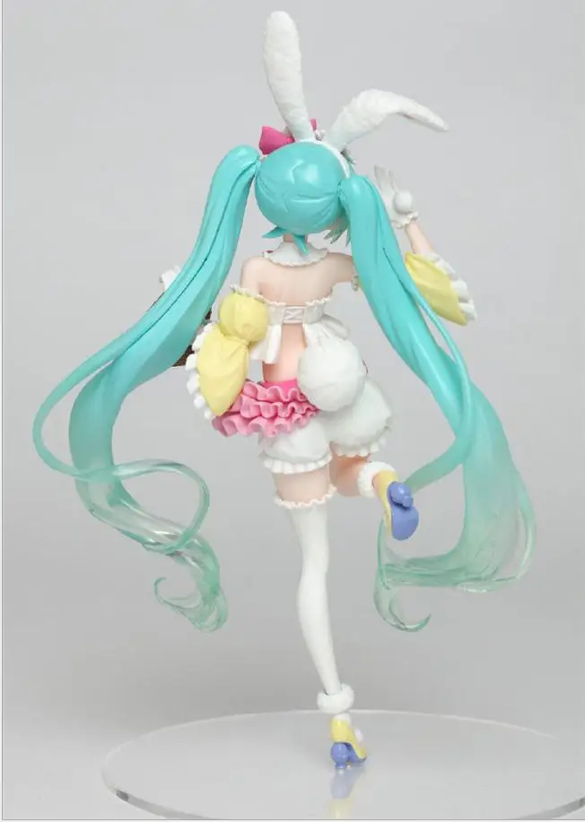 Экшн модель Fugure Hatsune аниме весенняя одежда кроличьи ушки Мику куклы для девочек