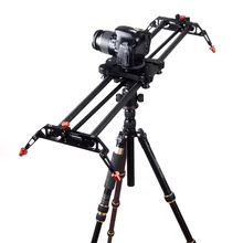 Travel Portable carbon fiber camera slider 120 Degree Rotated angle adjust 80cm DSLR video slider dolly track rail stabilizer