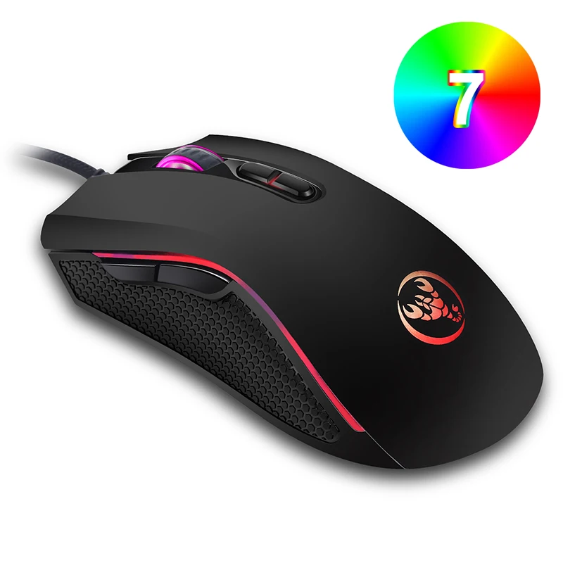 

Wired Gaming Mouse 7 Button 3200 DPI LED Back Light Optical USB Computer Mouse Gamer Mice Game Mouse Silent Mouse For PC