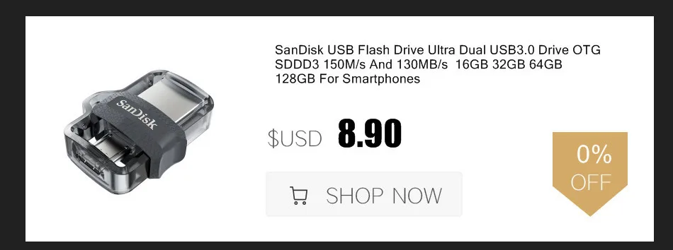 SanDisk USB флэш-накопитель Ultra CZ48 U диск 64GB 100 МБ/с. флеш-накопитель USB3.0 Стик для настольного ноутбука нетбука(SDCZ48-064G-Z46