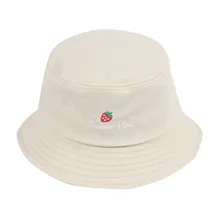 Кепка с покрывалом для мужчин и женщин унисекс хлопок шляпа клубника Боб Кепка s хип хоп Спорт на открытом воздухе лето дамы пляж солнце рыбалка ведро шляпы