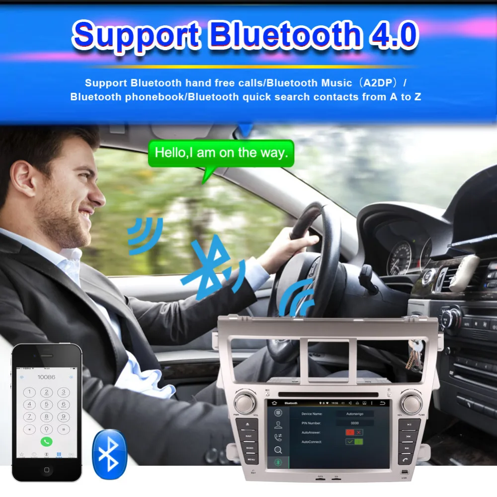 2 Din Android 8 0 Восьмиядерный 4 Гб ОЗУ автомобильный Головной блок DVD мультимедийный