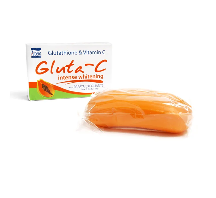 Оригинальное Филиппинское Gluta C мыло для тела лица 135 г папайя развевает роговой и увлажняющее Отбеливающее мыло