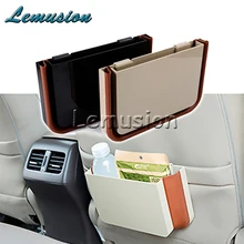 Новейший 1 шт. автомобильный выдвижной ящик для хранения чёрный для автомобильного стайлинга универсальный автомобильный чехол для сиденья складной мусорный бак креативные жизненные аксессуары