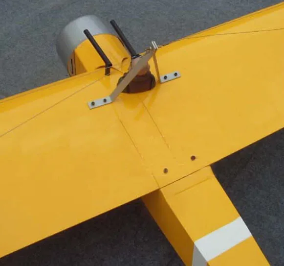 63in барон 15CC RC модель бензиновый/бензиновый самолет АРФ-желтый цвет