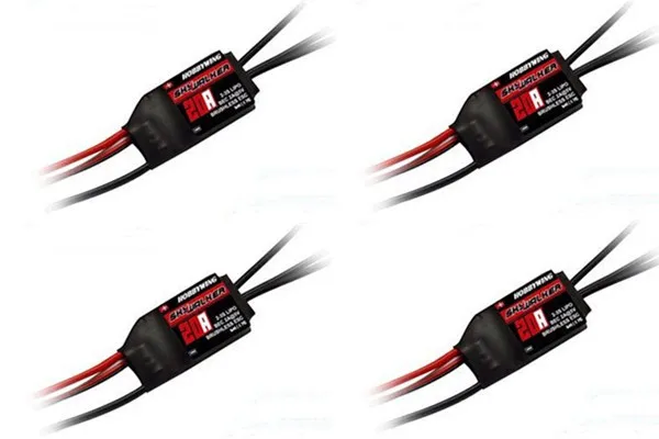 4X Hobbywng SKYWALKER 20A встроенный BEC 2A бесщеточный ESC многороторный вертолет, или Мультикоптер