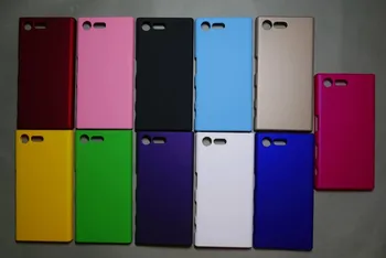 

100pcs/lot free shipping Rubber Matte Hard Back Cover Case For Sony Xperia X Compact / For Sony Xperia XZ