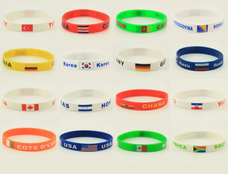 2018 Russia World Cup Football Fans Bracelet (36)