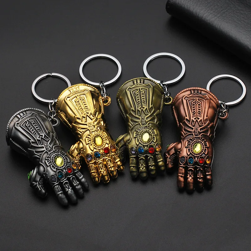 

2019Thanos Infinity Gloves Keychain Pendant Punch Fist Gloves Can Be Used for Bottle Opener Gifts