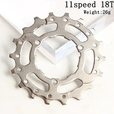 Маховик для горного велосипеда 11 T 12 T 13 T 14 T 15 T 16 T 17 T 18 T 19 T 21 T 11 SpeedSteel Freewheel gear denticulat запчасти для ремонта - Цвет: 11speed 18t-Silver