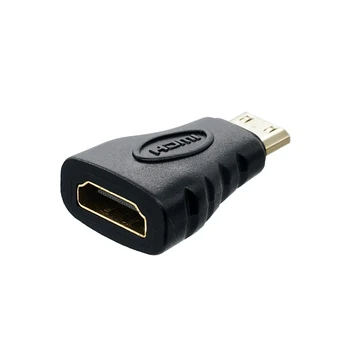 

Hot 1piece 1080P HDMI to Micro HDMI + HDMI to Mini Converter Gold Plated HD Extension Adapter Connector for Video TV for Xbox