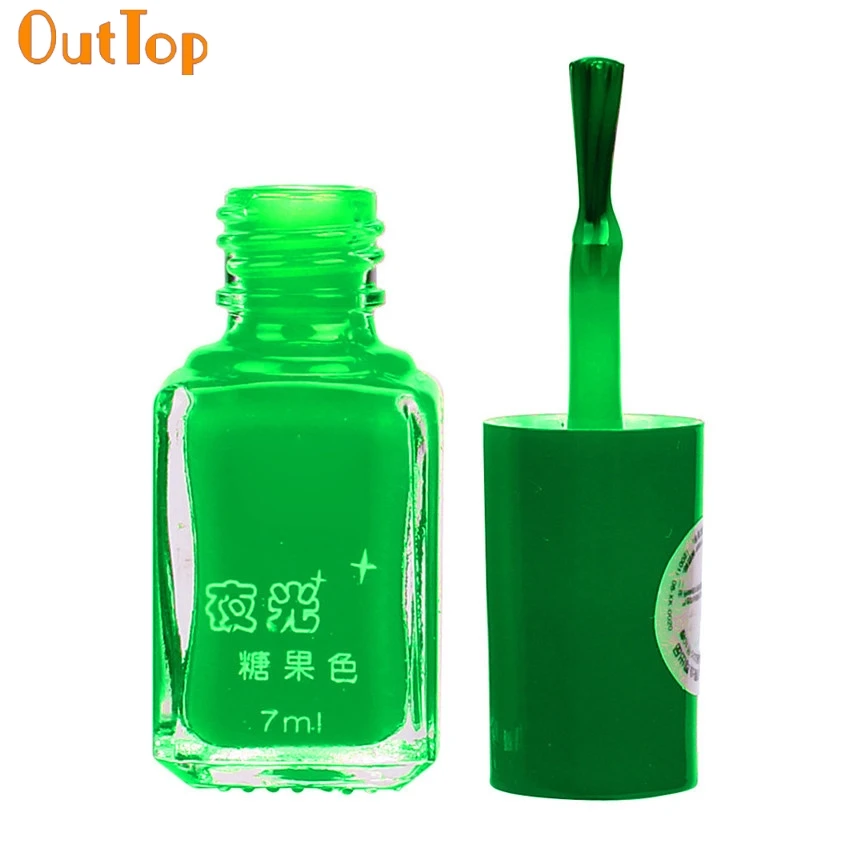 

OutTop Nail Polish 20 Color Choice Fluorescent Neon Luminous Nail Gel Polish Nail Varnish Manicure Drop Shipping Sep14