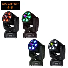 4xlot 1x30 Вт белый светодио дный+ 6x8 Вт RGBW 4IN1 Цвет 95 гибридный Вт светодио дный перемещение головы гобо Пятно стирка свет 2in1 DMX 4/18CH 90 В-240 В