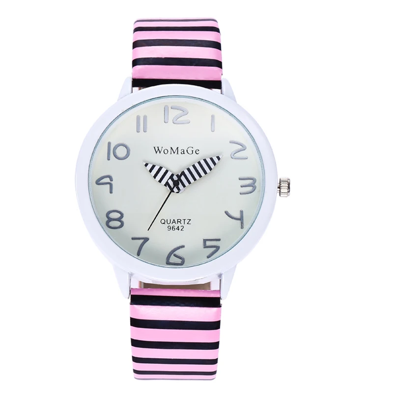 

New Design Women Fashion Creative Watches 4 Leather Colors Luxury Ladies Quartz Wristwatch Casual Students Clock Relogio Feminin