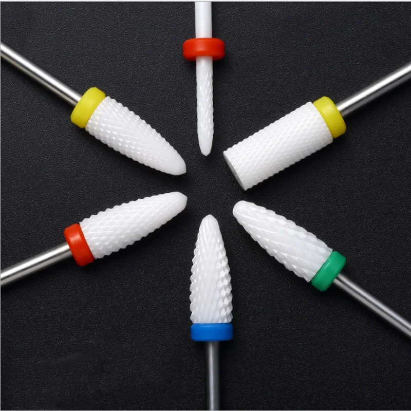 

Ceramic Nail Drill Bit Electric Nail Milling Cutter for Manicure Pedicure Nail Art Accessoires Tool Remove Nail Polish