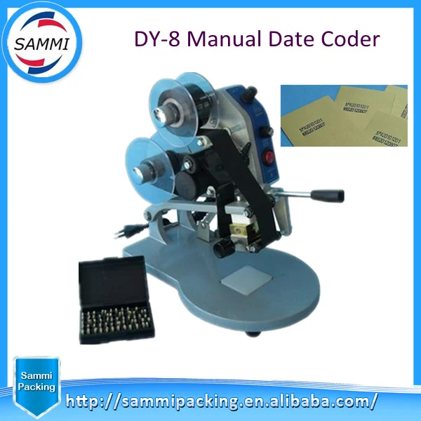 

DY-8 Desktop Electric Pad Printer,hot coding printer 3 lines print