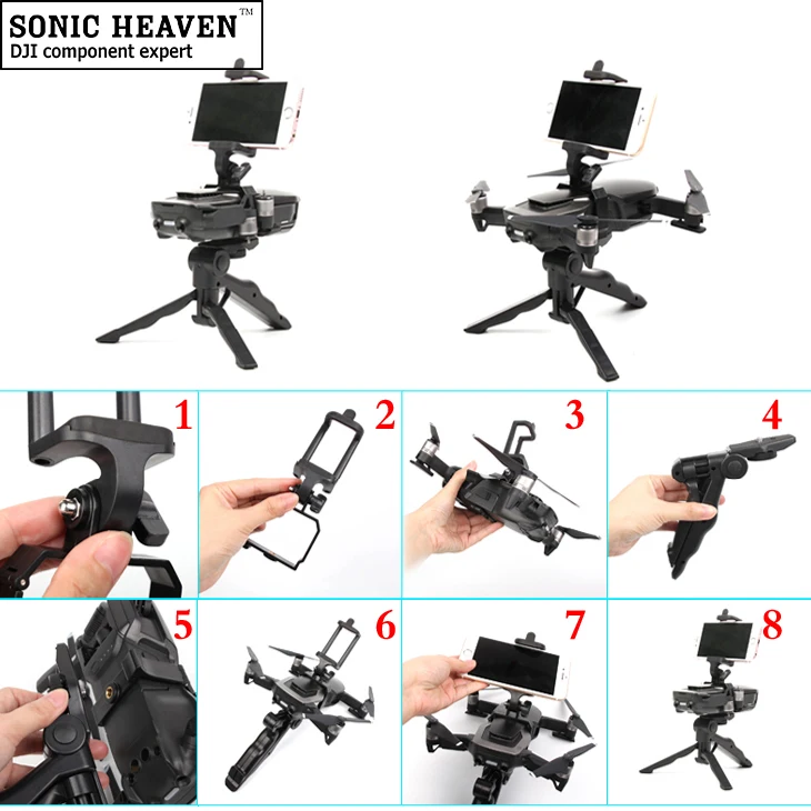 

Mavic Air Camera Drone Handheld Gimbal Handheld PTZ Desktop Stabilizer Portable Gimbal Bracket for DJI Mavic Air Refit Kit