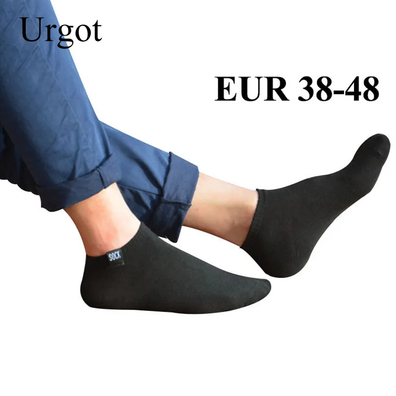 Urgot 5 Pairs Men's Socks Sock Men Fashion Extra Large Big Plus Size 45 47 48 Ankle Casual Sox Calcetines Hombre Meias | Мужская