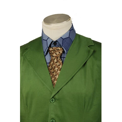 

Batman : The Dark Knight Joker Tie Heath Ledger Cosplay Costume Brown Quarry Grid Tie Only