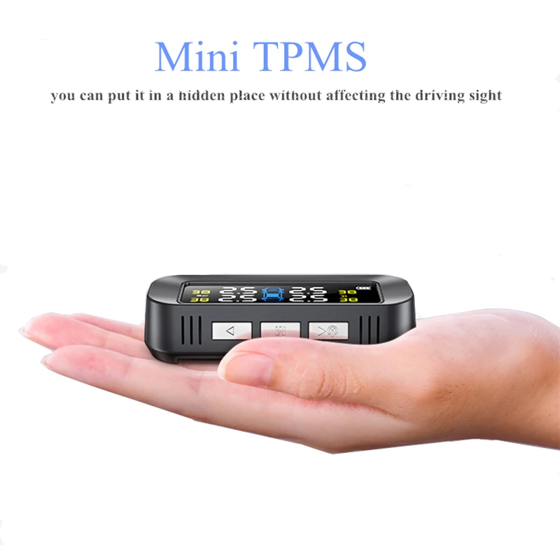 Универсальная беспроводная Солнечная TPMS автомобильная система контроля