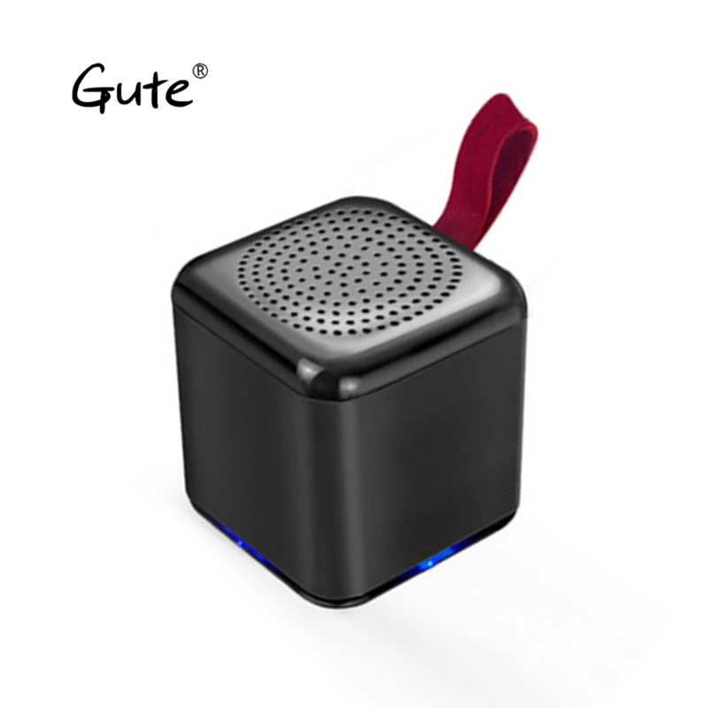 Лучший Gute горячая Распродажа текстуры металла Bluetooth Динамик Портативный крючок ручки радио FM sound box активный сабвуфер автомобильный parlante caixa де сом