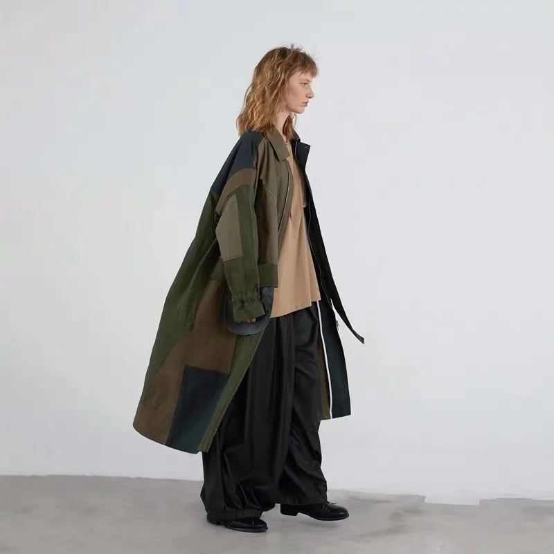 IRINAY081 2019 SS Новая коллекция оригинальный дизайн армейский зеленый негабаритных