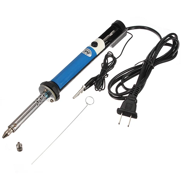 

2in1 Electric Vacuum PCB Solder Sucker Desoldering Pump Iron Tool US Plug Welding Tool 30W 220V 50Hz