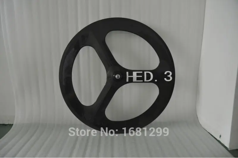 Best 1Pcs New 700C 3 spokes and clincher rim integrated Road Track Fixed Gear bicycle 3K UD 12K full carbon bike wheelsets Free ship 5 Best 1Pcs New 700C 3 spokes and clincher rim integrated Road Track Fixed Gear bicycle 3K UD 12K full carbon bike wheelsets Free ship 5