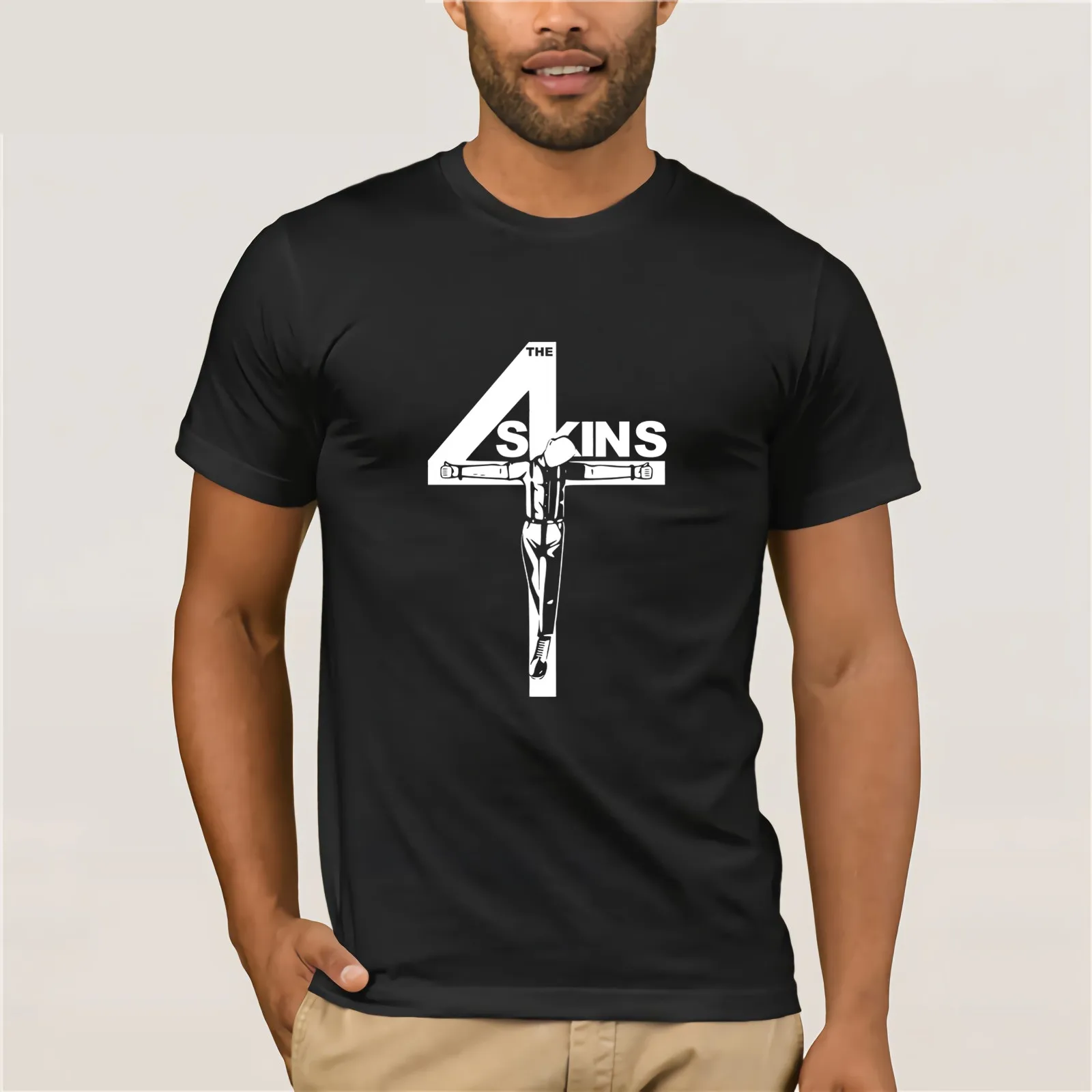 4 Skins Oi футболка Великобритания панк стритпанк Skinhead мужской teeshirt Летние футболки