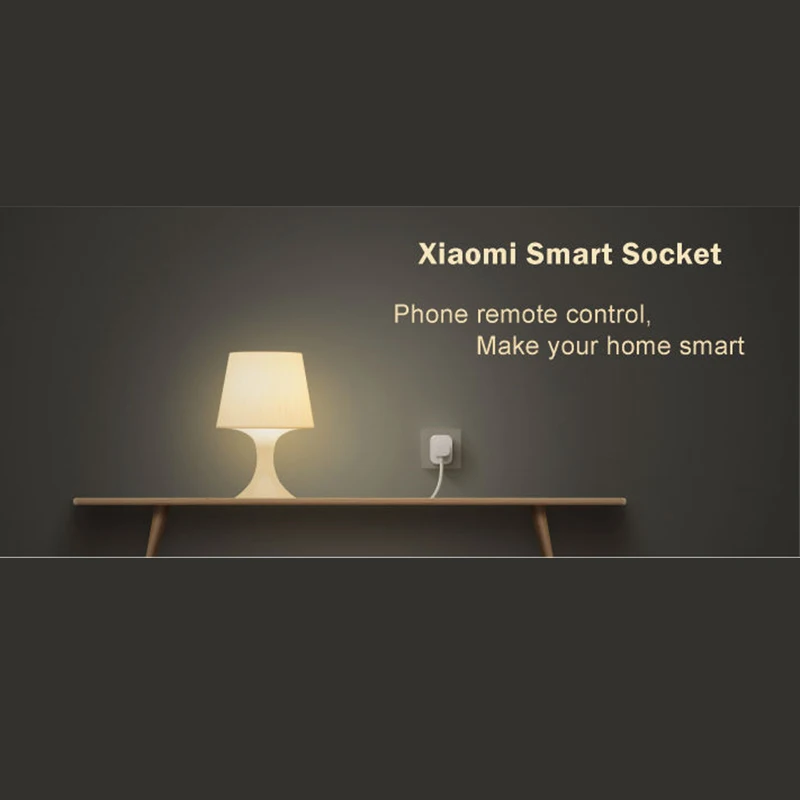 Умная розетка Xiaomi Mijia с дистанционным управлением Wi Fi через приложение для